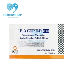 Raciper 20 - Thuốc điều trị bệnh trào ngược dạ dày thực quản